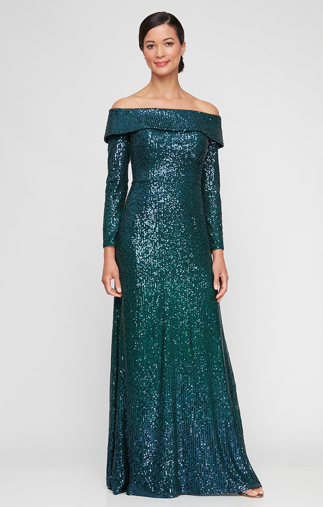 Elegante vestido floral de lentejuelas (copia)