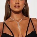 Juego de collar con aretes de diamantes (copia)