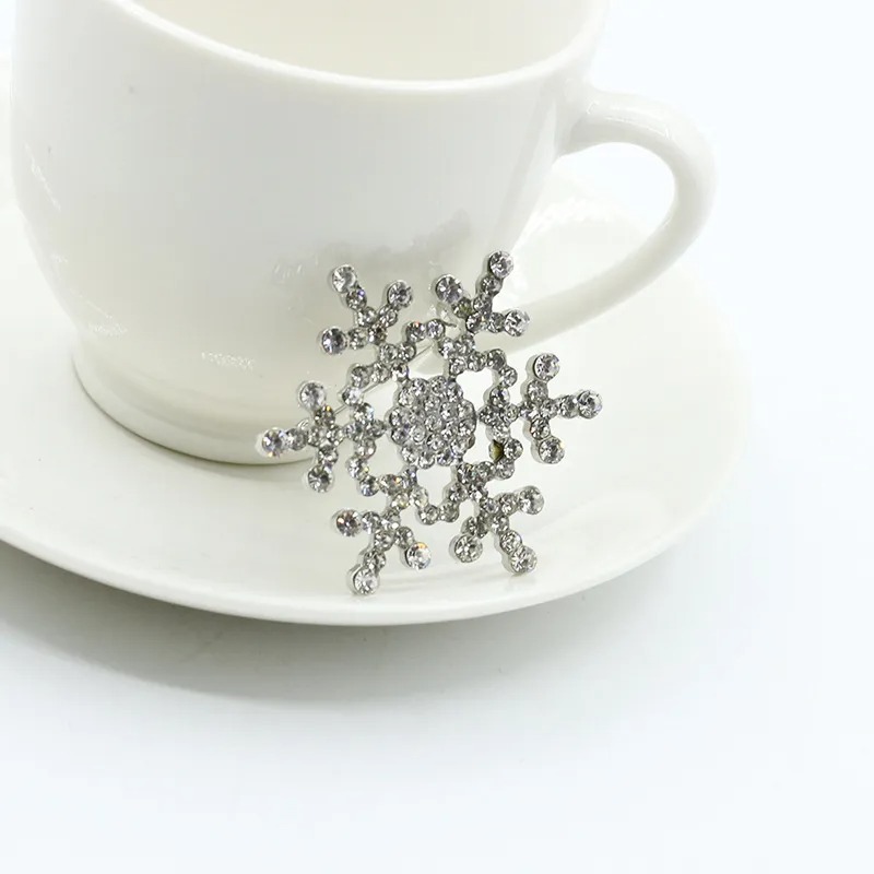 Broche de copo de nieve