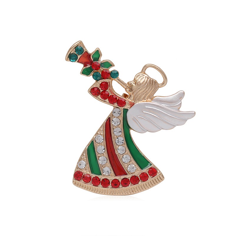 Broche navideño de Ángel
