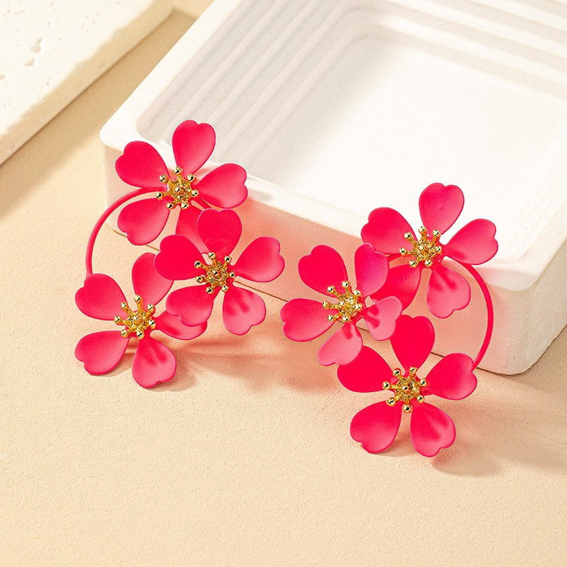 Aretes florales vintage Camelia (copia)