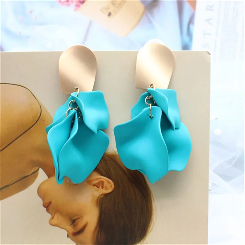 Aretes de pétalos de rosas (copia)