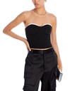 Crop top estilo corsé Bustier