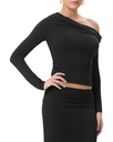 Blusa de un hombro caído Bria