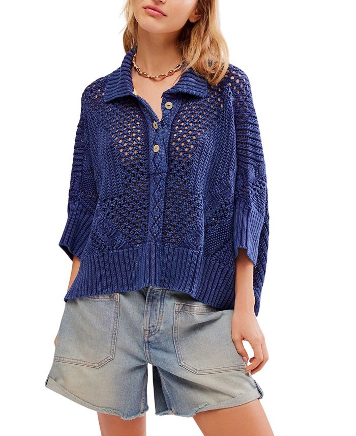 Jersey de tejido crochet