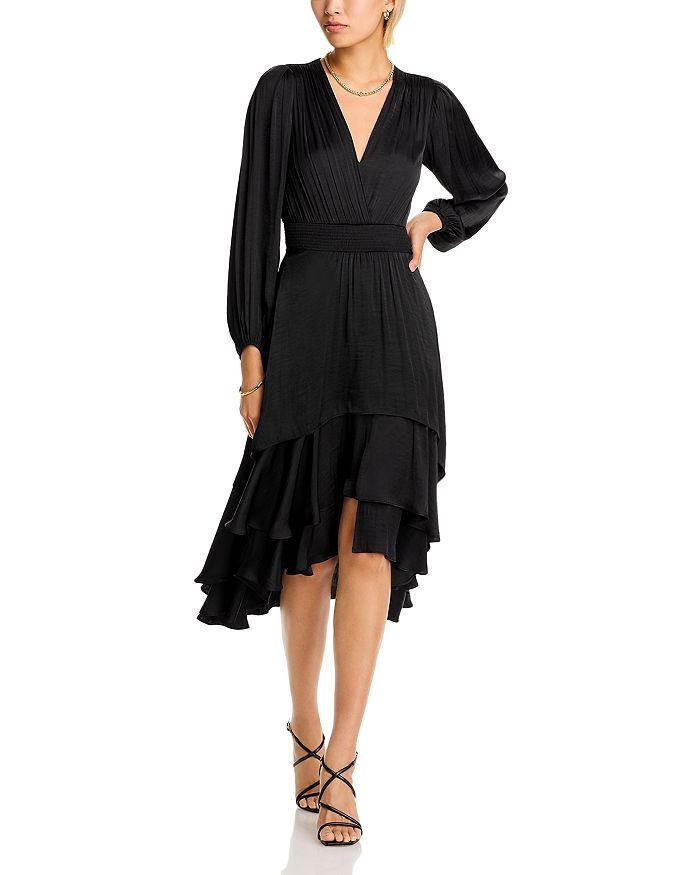 Vestido midi asimétrico Bei