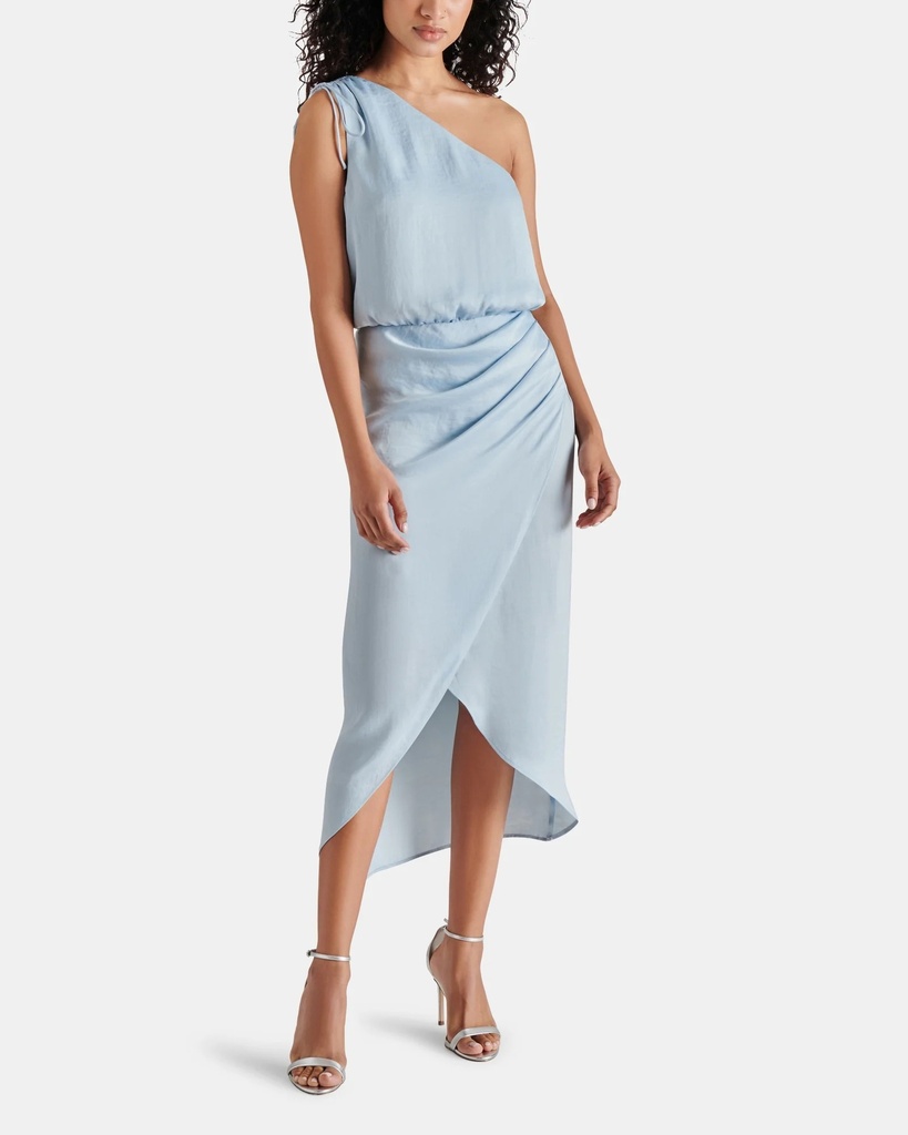 Vestido midi de un hombro Adele