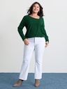 Blusa traslapada con botones (copia)