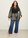 Blusa acanalada de escote asimétrico (copia)