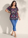 Blusa floral Ditsy con botones (copia)