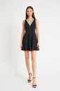 Vestido mini con escote en V