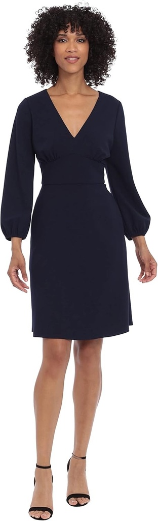 Vestido sastre con mangas abullonadas (copia)