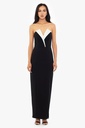 Vestido con corpiño con brillantes (copia)