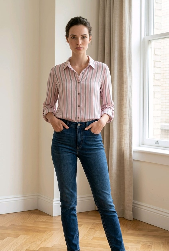 Camisera con botones de corazón