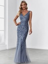 Vestido de sirena con lentejuelas
