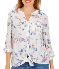Blusa con estampado floral