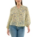 Blusa con estampado floral acuarela