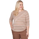 Blusa con fruncido y lazo