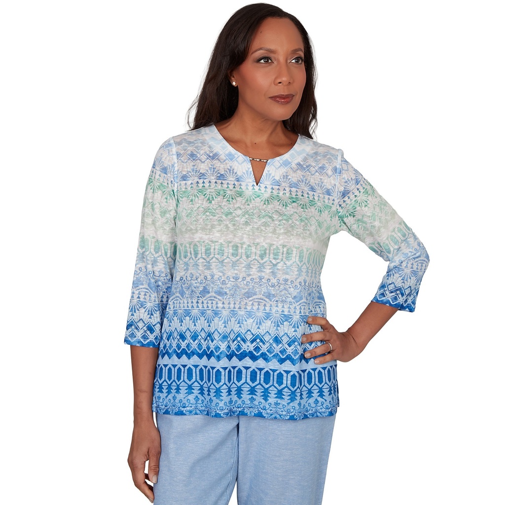 Blusa estampado degradado