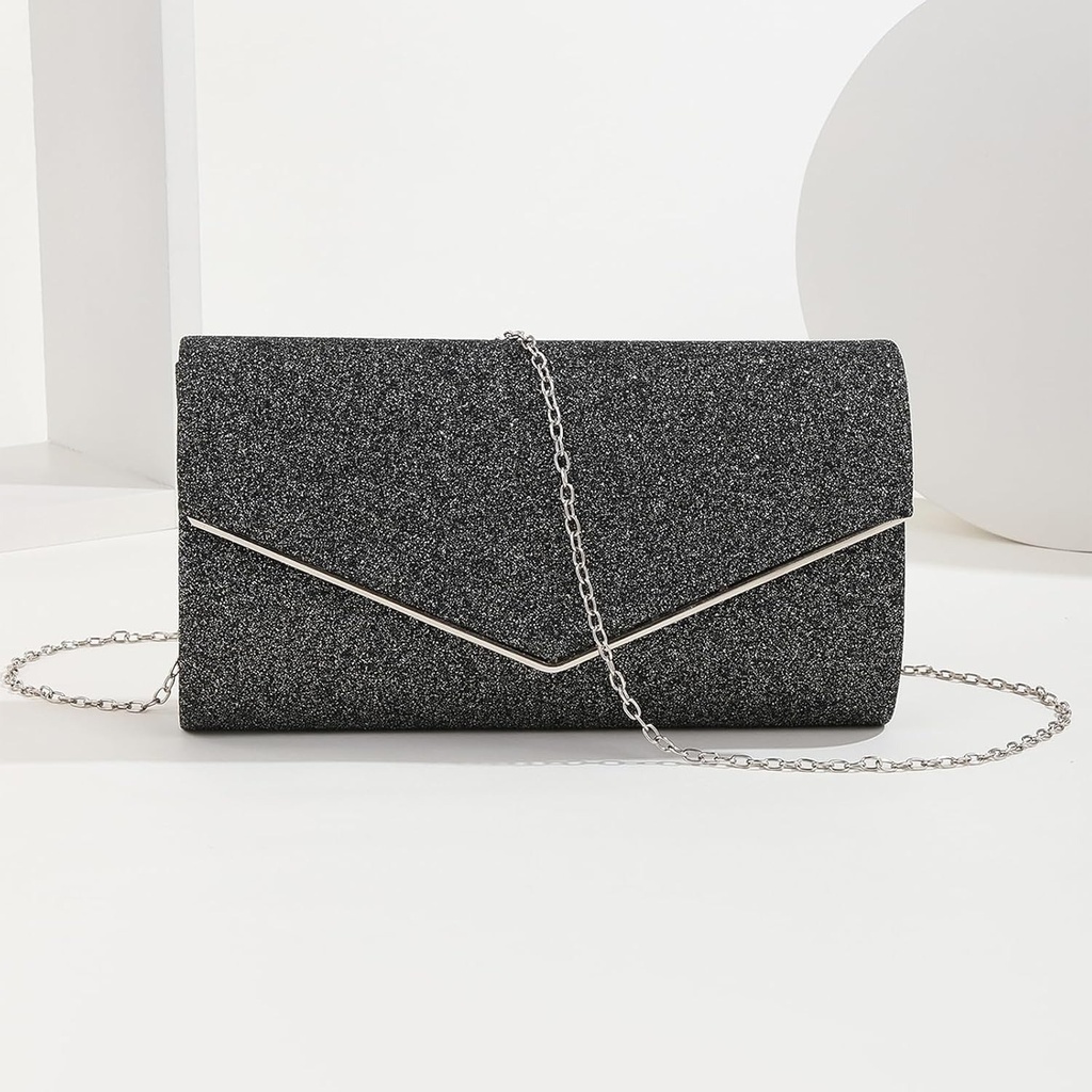 Bolso brillante tipo sobre
