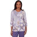 Blusa floral amatista