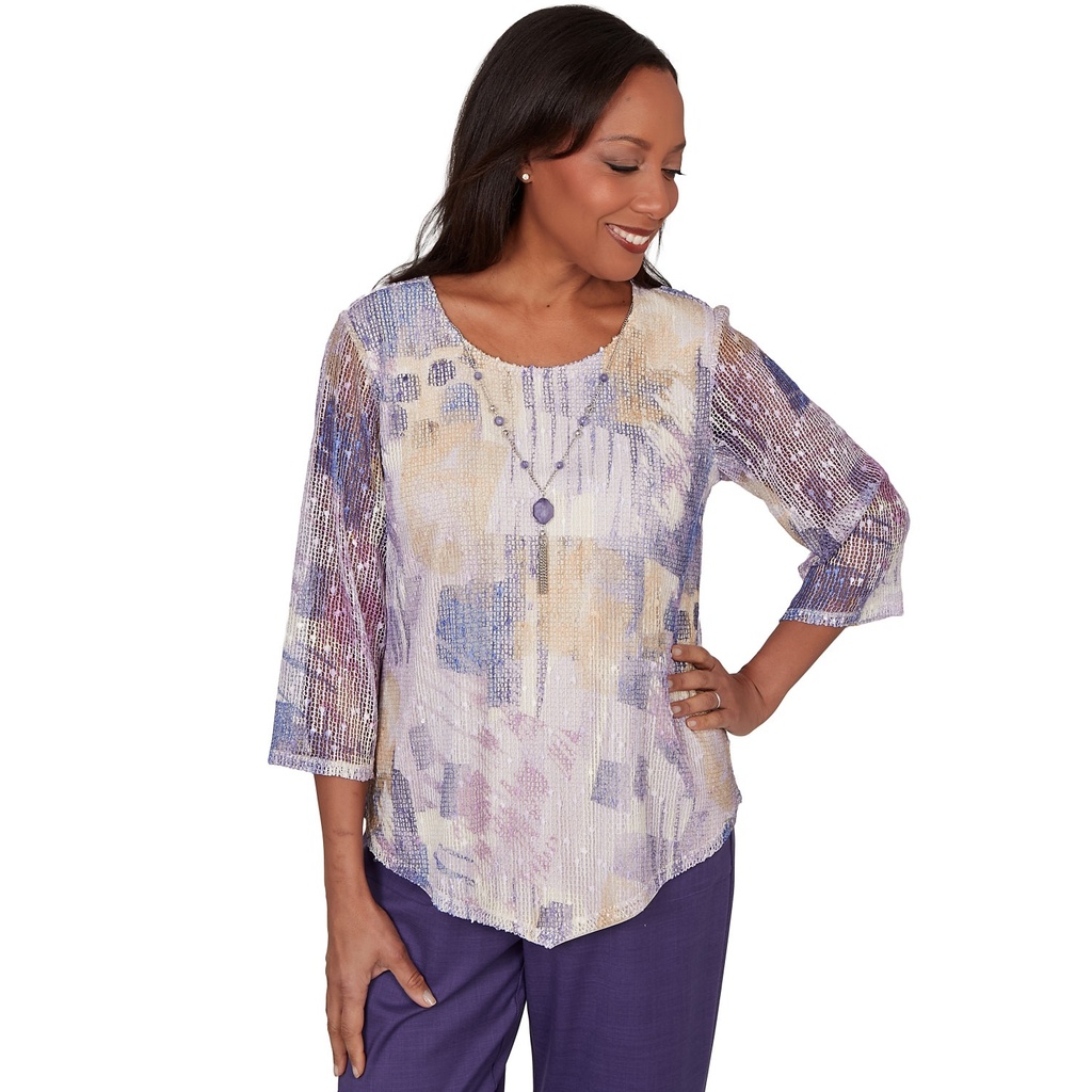 Blusa de maya con collar
