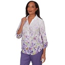 Blusa estampado floral degradado