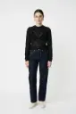 Jeans recto de pierna ancha 