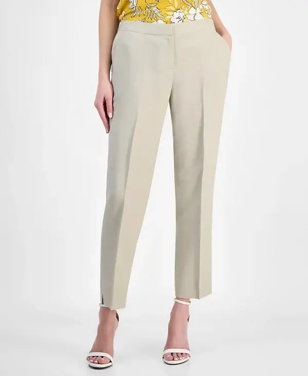 Pantalón sastre de crepé 