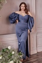 Vestido Largo de Satin