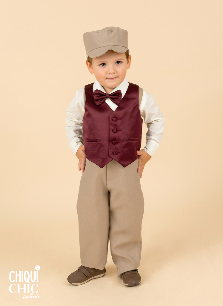 Conjunto de chaleco de 4 piezas