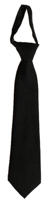 Corbata con cremallera ajustable