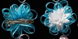Broche de flor para el cabello