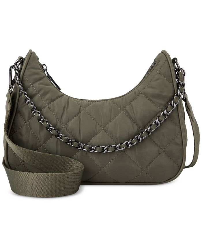 Bolso acolchado con cadena
