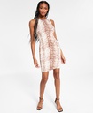 Vestido sin mangas animal print