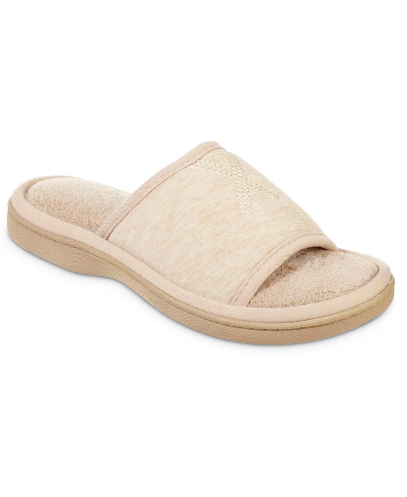 Pantuflas tavi de punto jaspeado