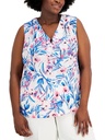 Blusa con estampado floral
