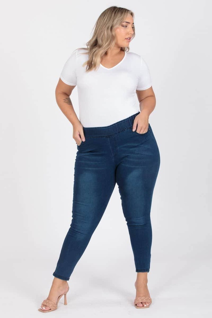 Pantalones Jeggings De Mezclilla 