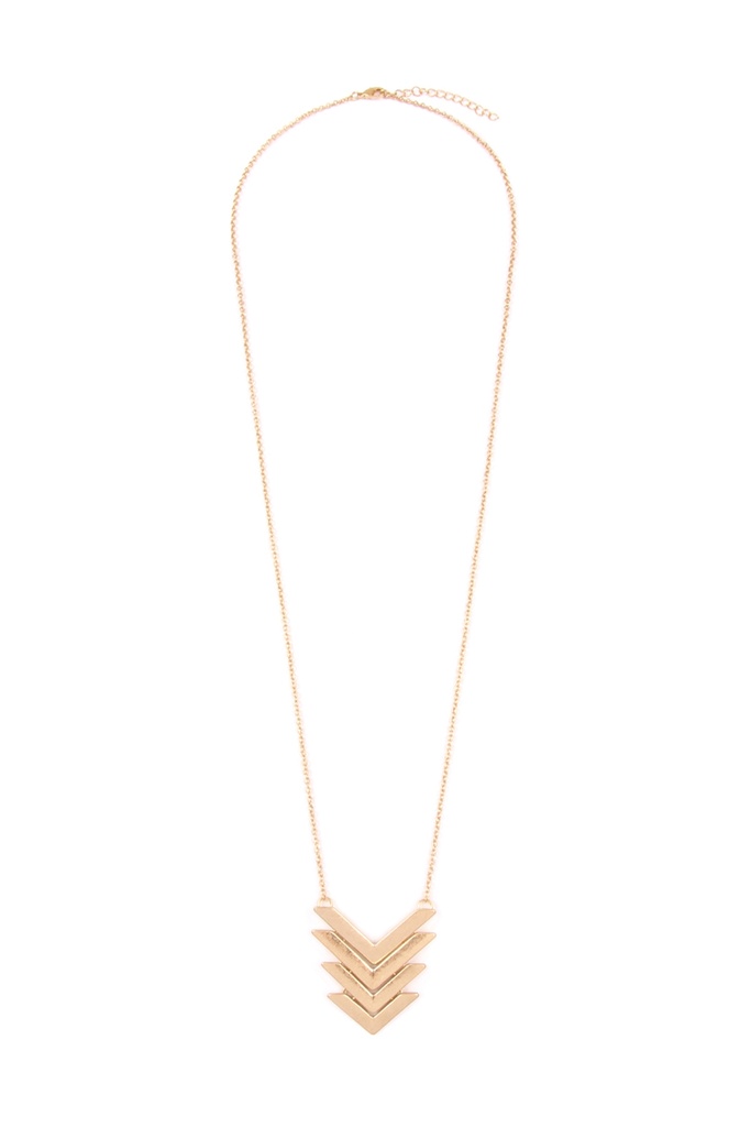 Collar Chevron De 4 Líneas 
