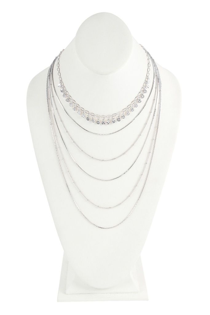 Collar de capas de 6 piezas