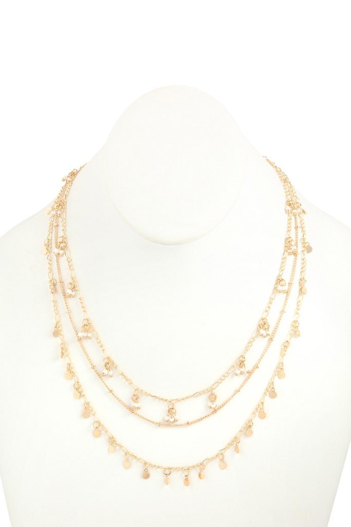 Collar de cadenas a capas