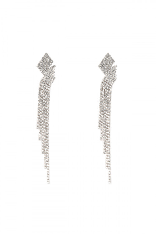 Pendientes en capas con diamantes 