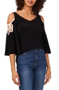 Top con cuello en V