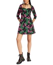 Vestido jersey con escote corazon