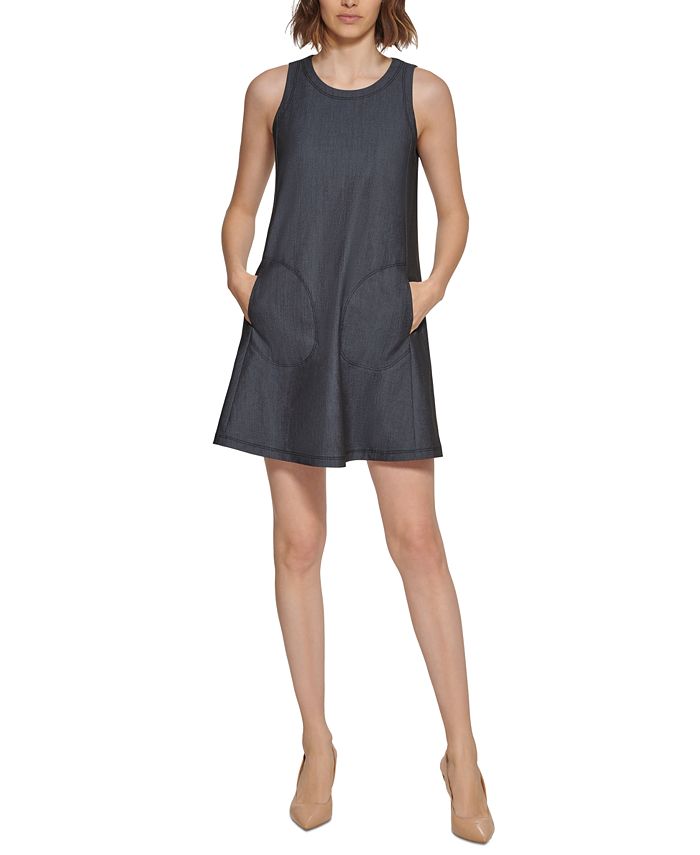 Vestido trapecio vaquero