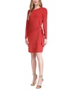 Vestido con envoltura sintética