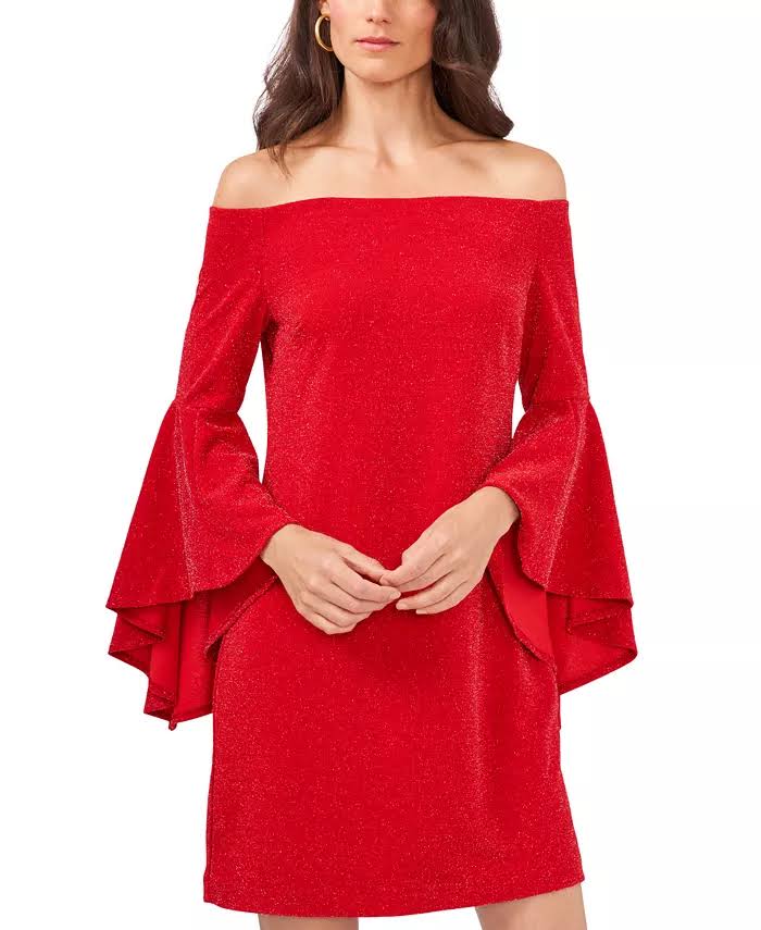 Vestidos con mangas onduladas