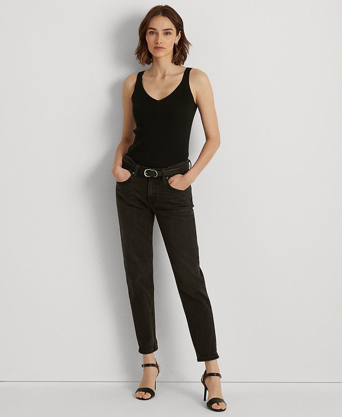 Jeans skinny cónicos relajados