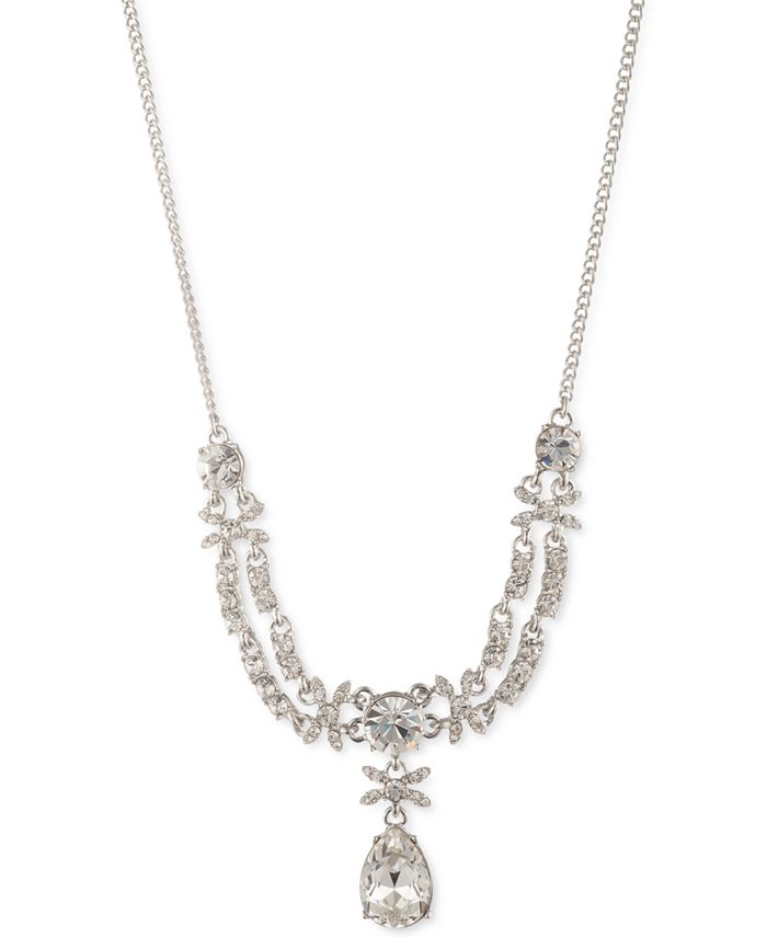 Collar en forma de y con cristal
