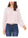Blusa estampada con abertura